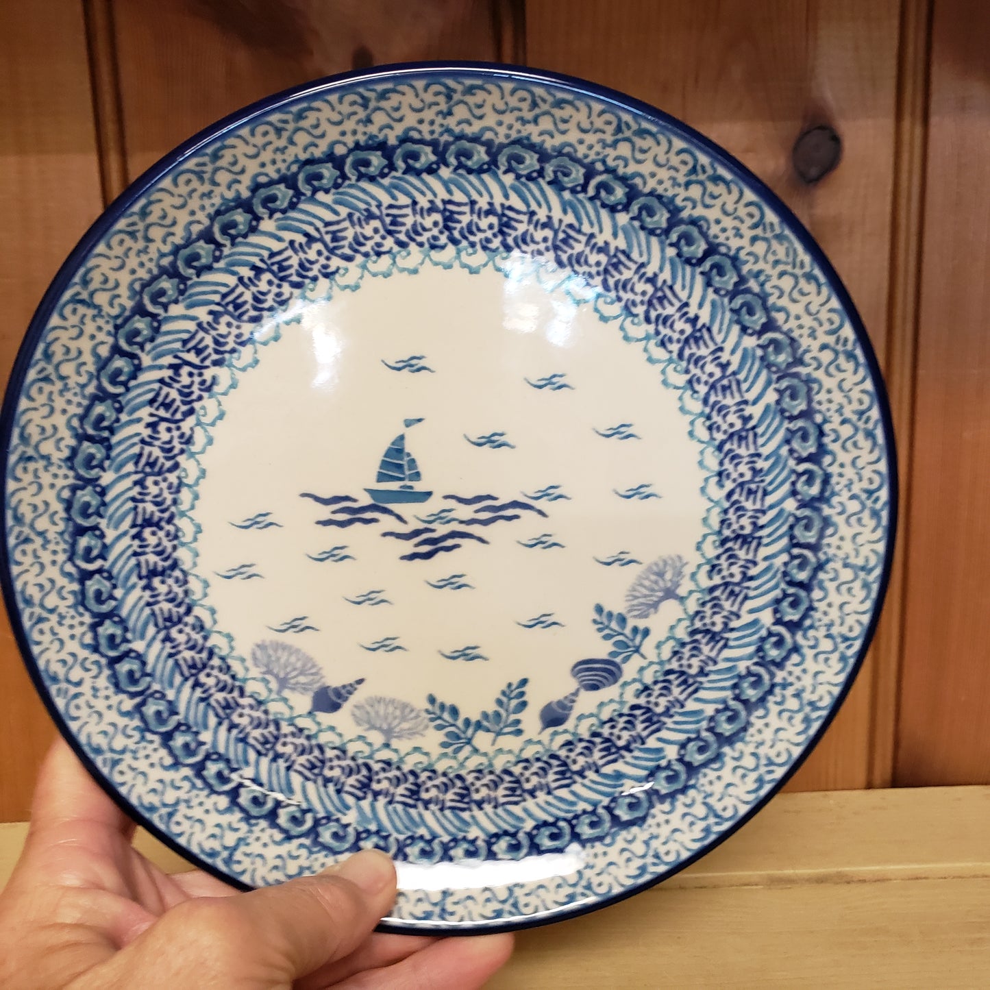 Plate ~ Dessert 7.75" 086-2993X  Sail boat