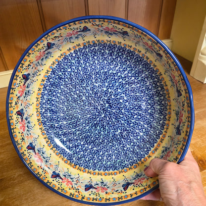 Bowl Viktoria Butterfly wk73   ~ 11" Agata