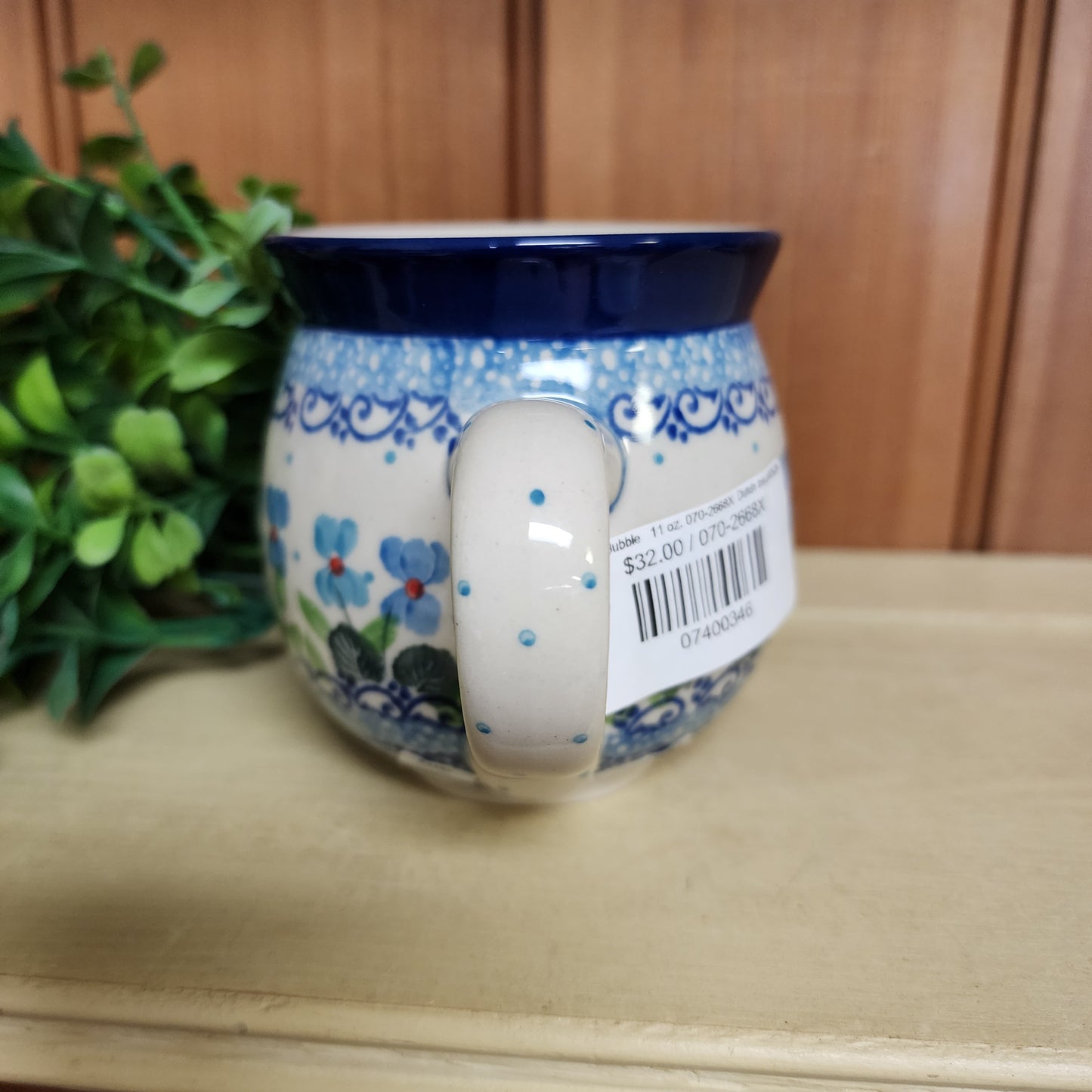Mug   Bubble   11 oz. 070-2668X  Dutch Iris pf0526