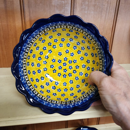 Bowl   Scalloped Edge   7"   0859X ~ Sunburst