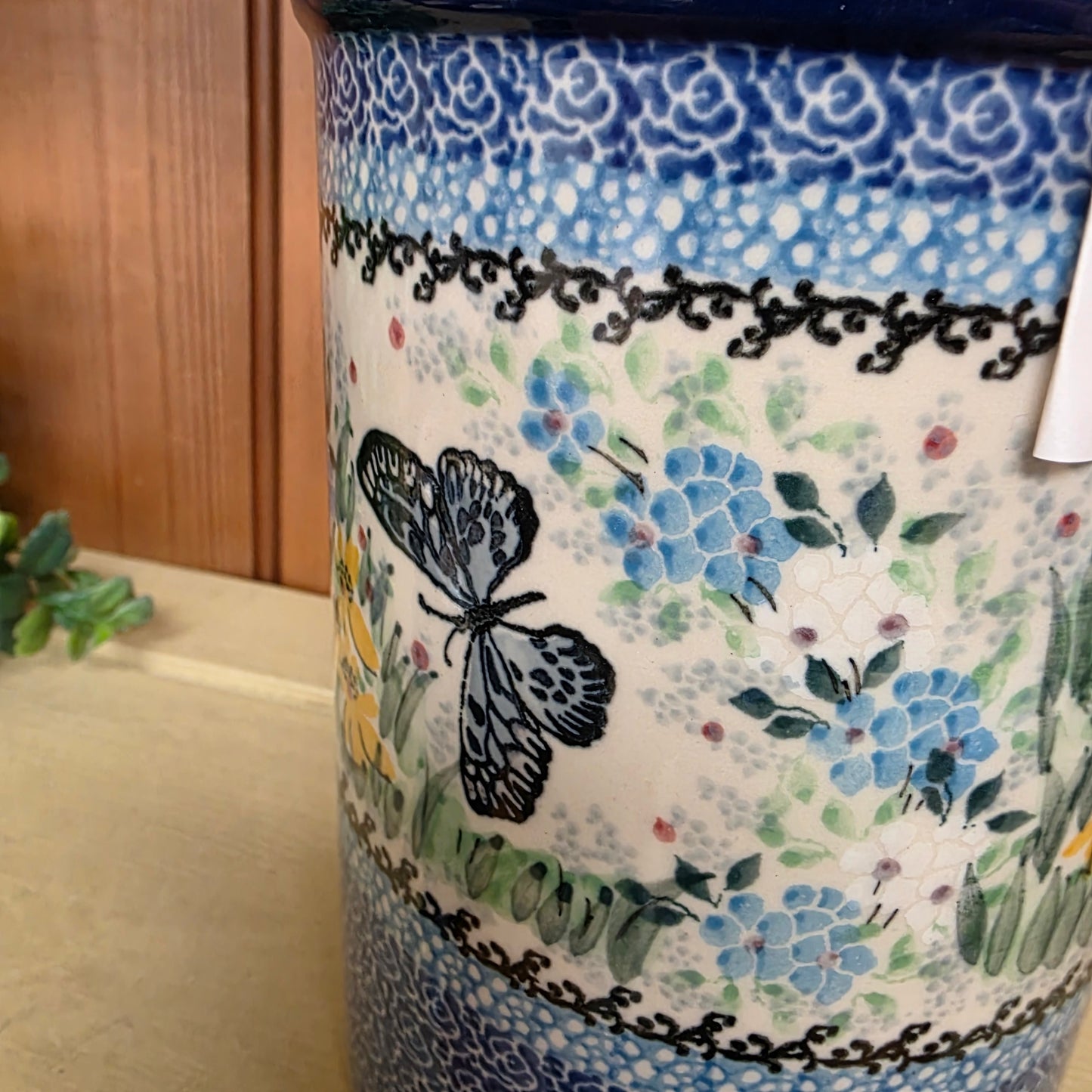 Wine/ Utensil Holder   7.75" H  169-U5132  U4 pf0526