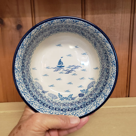Bowl ~ Soup / Salad / Cereal ~ 6"W 209-2993X  Sail boat  /2 cups