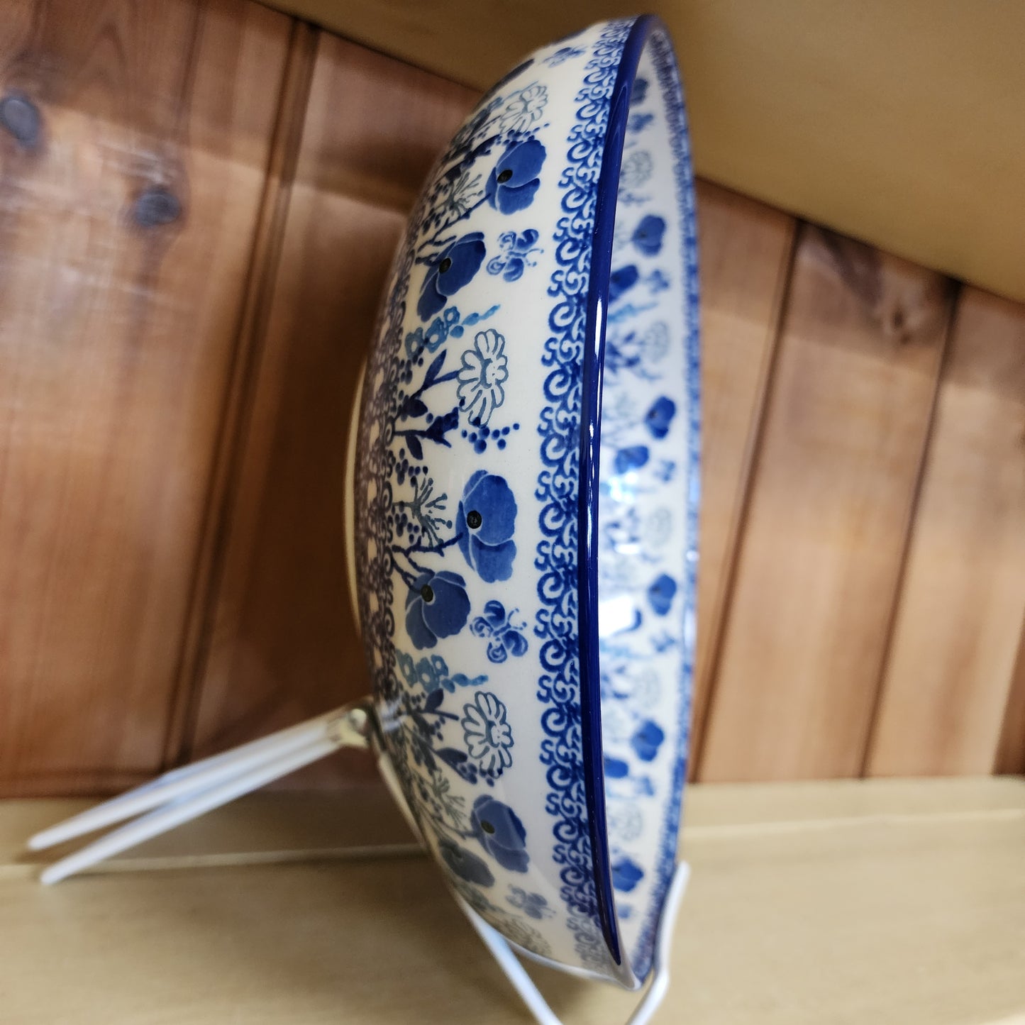 Bowl   Serving   Large    10.5" 2902X ~ Evening Poppy