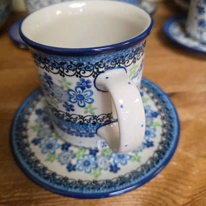 2pc Cup (10 oz) & Saucer Flower Works Save $6
