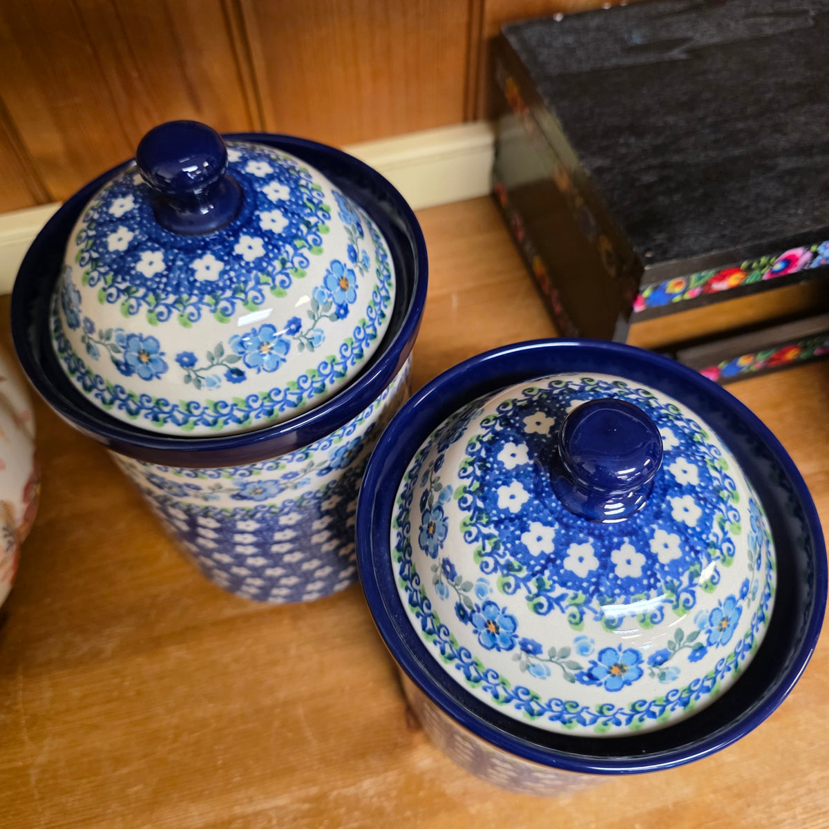 2 pc Canister ~ CA Calico