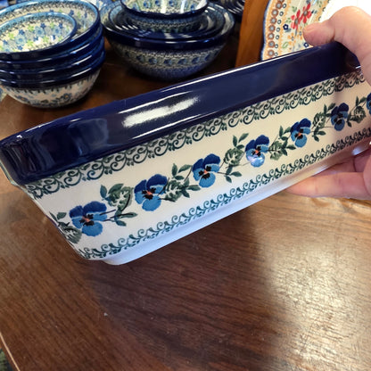 Baker   Square Deep Dish (10.5 in.)    2273X ~ Winter Viola