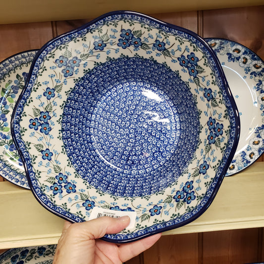 Bowl ~ Wavy Edge ~ Medium ~ 10" 692-2272X  10 cups