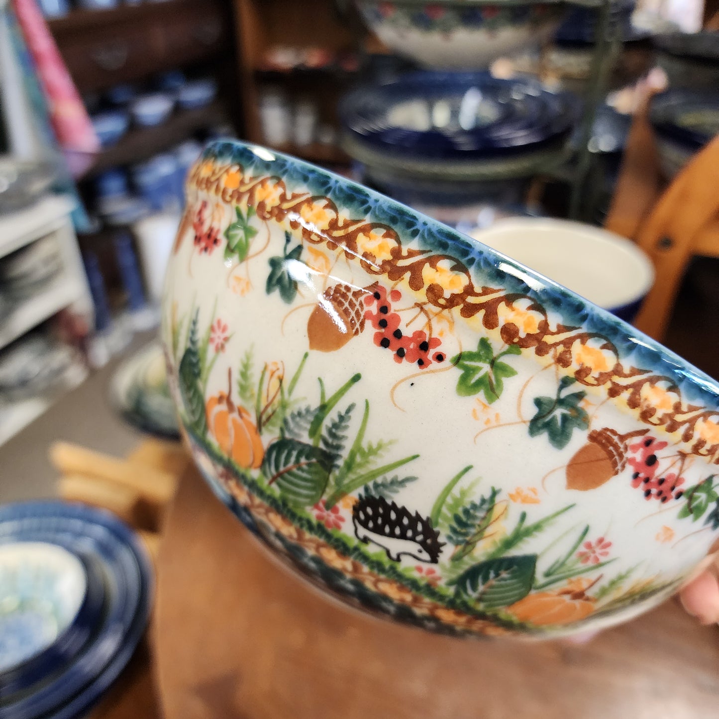 Bowl 7.5" Serving ~ Fall 1046