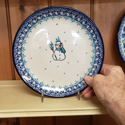 Plate ~ Dessert 7.75" 086-2798X  Jack Frost Snowman