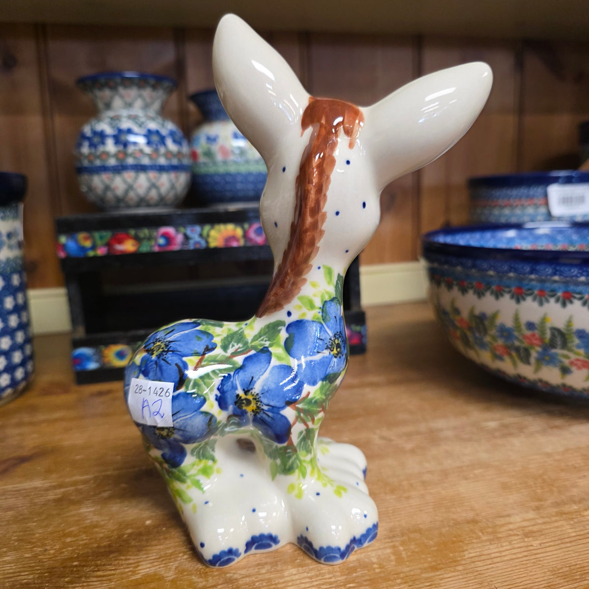 Donkey ~ Blue  ART2 yellow bird 1166