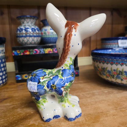 Donkey ~ Blue  ART2 yellow bird 1166