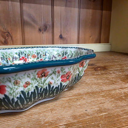 Bowl   Oval Fluted   7.25" x 9.25"   U4335 ~ U4