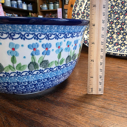 Bowl   Serving   8.5"W x 4.5"D 214-2668X  Dutch Iris pf0526