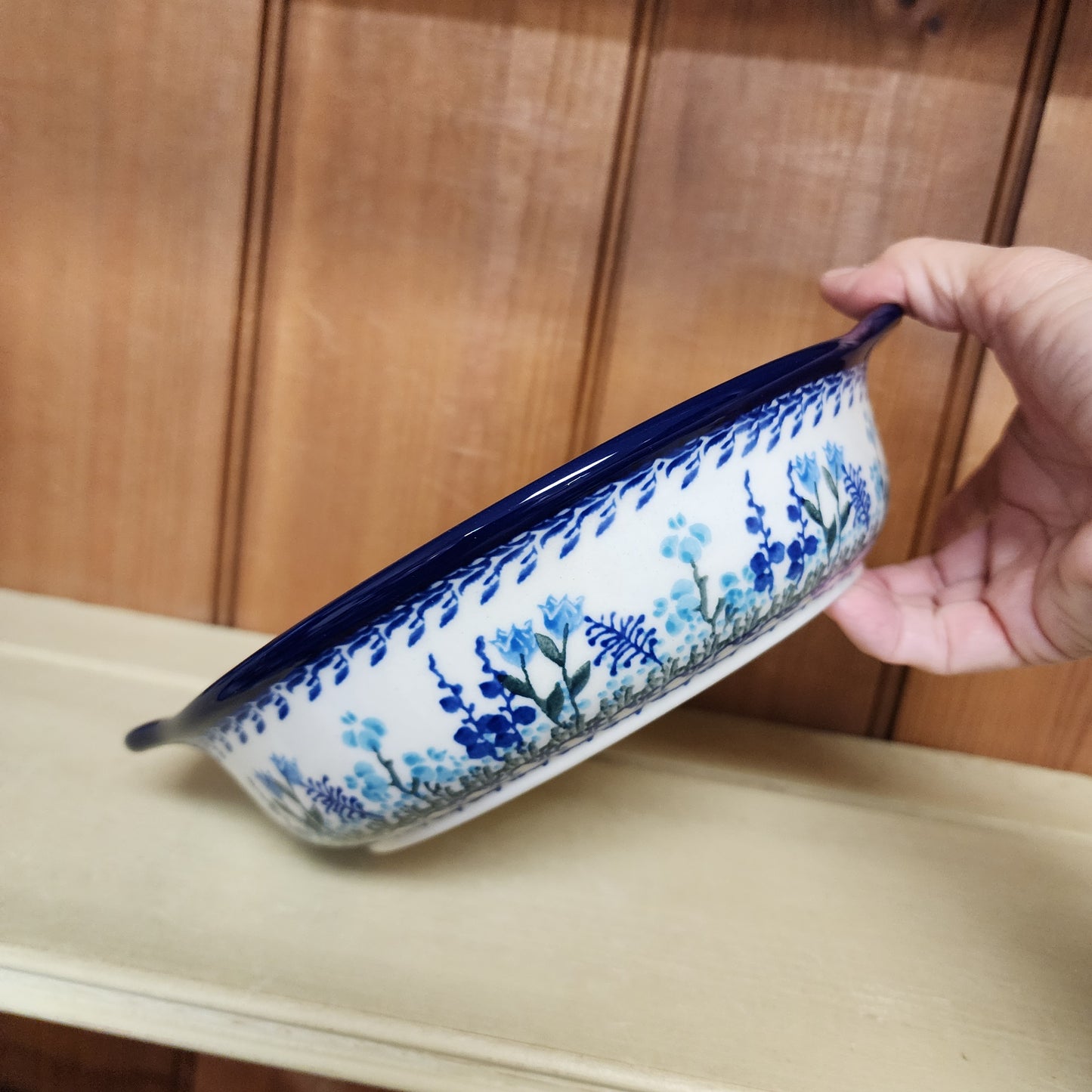 Baker ~ Round w/ Handles ~ 8"  2898X ~ Little Gems