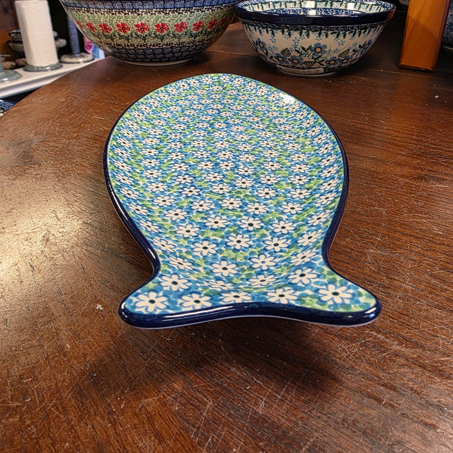 Fish Shaped Platter 12"x5.5"    E19-2252X  Key Lime pf0526
