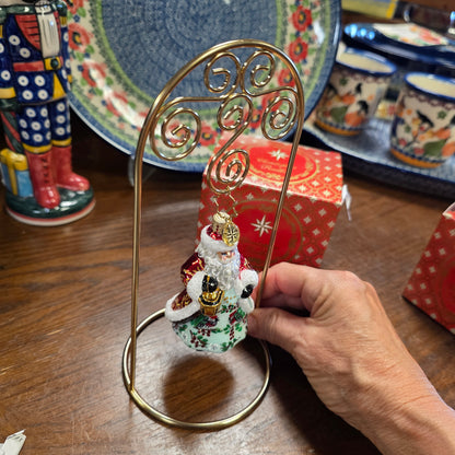 Ornament Radko ~ Cardinal Kris Kringle Gem 4"