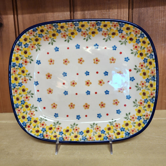 Rectangular Dish / Baker ~ 7.5" x 8.75" 2225x Buttercup