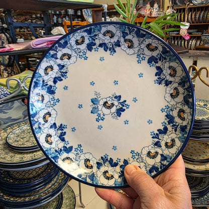 Plate   7.75" Dessert    2222X ~ Snow Poppy