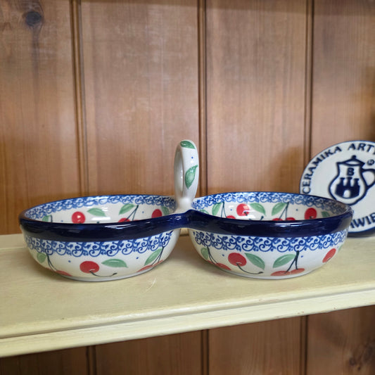 Bowls   Double Serving   9.75"L 942-2715X  Cherry Pie pf0526