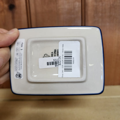 Soap Dish ~ 3.25" x 4.25" 2273X ~ Winter Viola