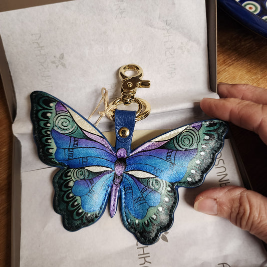 Anuschka ~ Charm Butterfly Blue