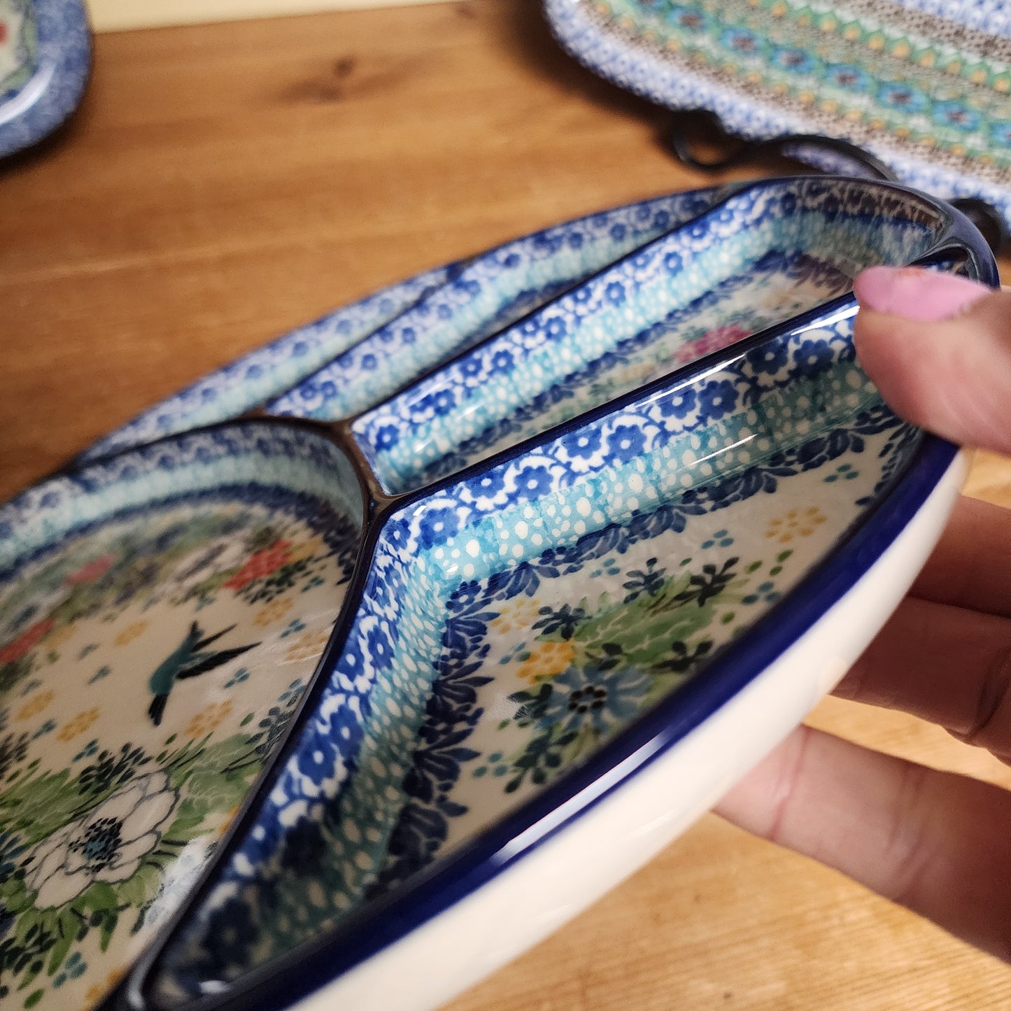 Dish ~ Divided ~ 10" 498-U5155 pf0425