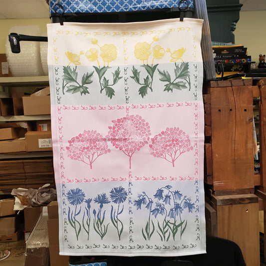 Tea Towel Hydrangea Pink Swedish