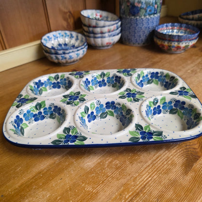 Muffin Pan   811-1417X  Blue PhloX pf0526