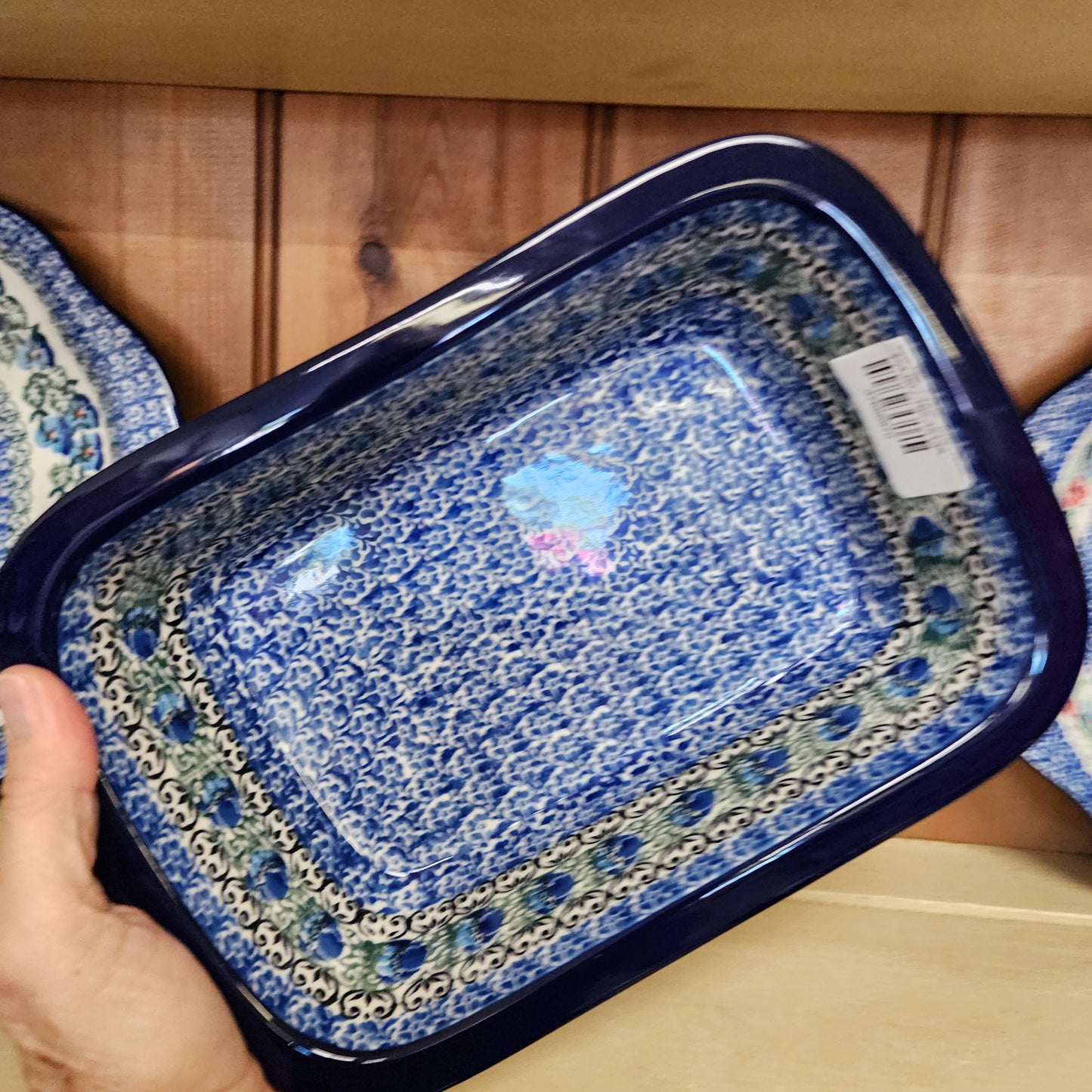 Baker   w/Grip Edge   7" x 9.75"   1513X ~ Peacock Feather