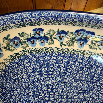 Platter   Oval   11.5" x 15.5"   2273X ~ Winter Viola