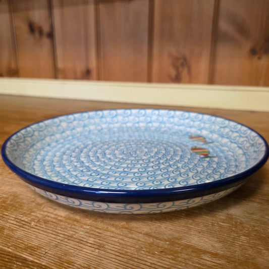Plate   Rimmed   9" 302-2540X  Rainbow Fish pf0526