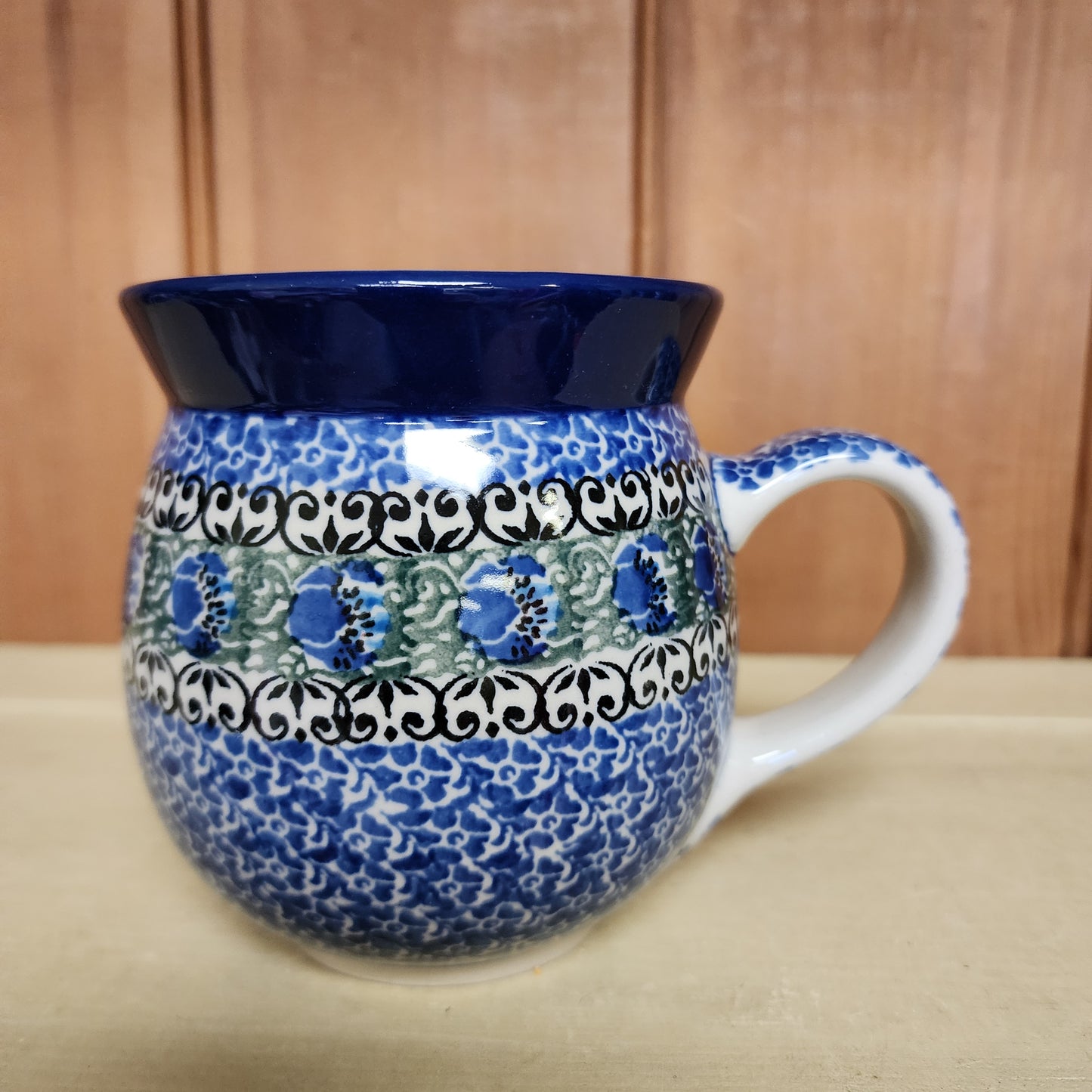 Mug   Bubble   16 oz.   1513X ~ Peacock Feather