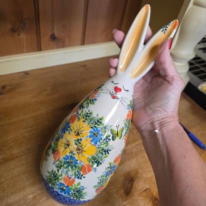 Bunny 12" / green butterfly yellow ears