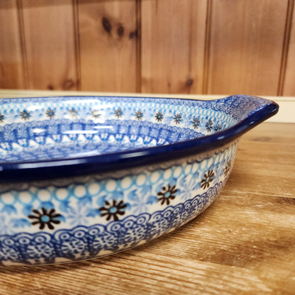 Baker   Round w/handles   10.25"  2187x Blue Yonder