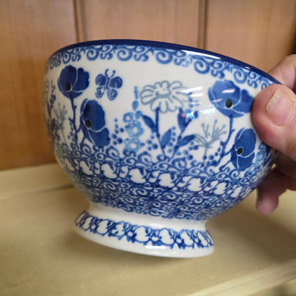Bowl w/Pedestal   5.25"W  206-2902X  Evening Poppy pf0526