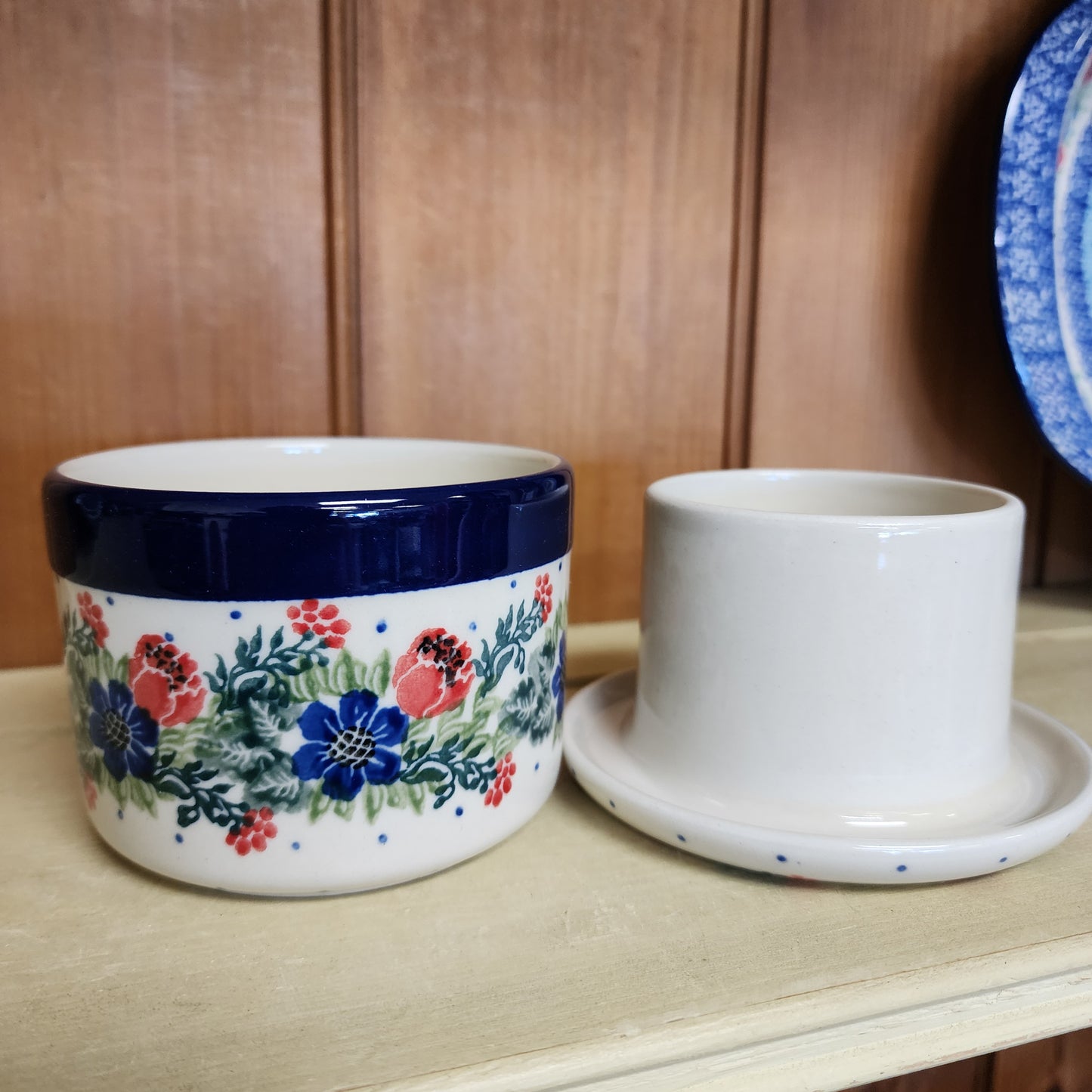 Butter Bell   3.75"W x 3"H    1535X ~ Garden Party