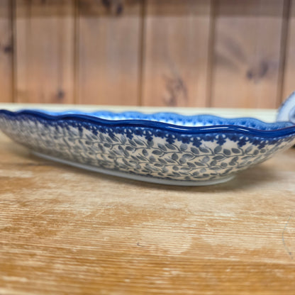 Tray   Scalloped Oval   6.25" x 12.5" A42-U4830  U3 pf0526