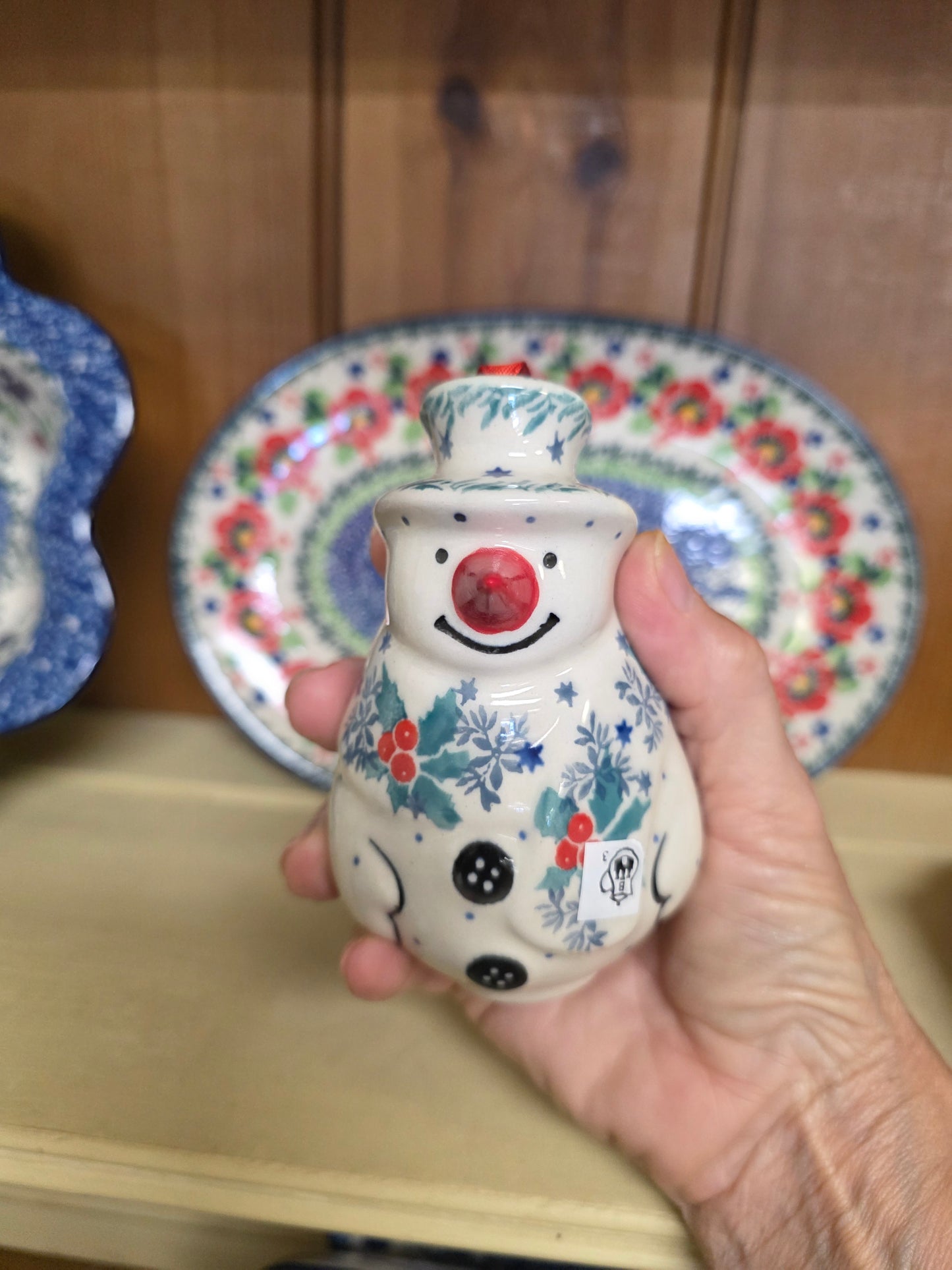 Snowman ornament (4.5"H) 2973 Winter Holly