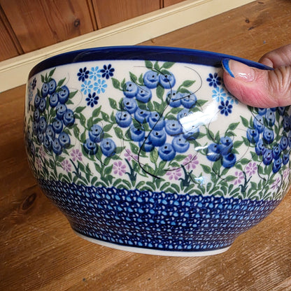 Bowl 9" Serving ~ Blue Berries