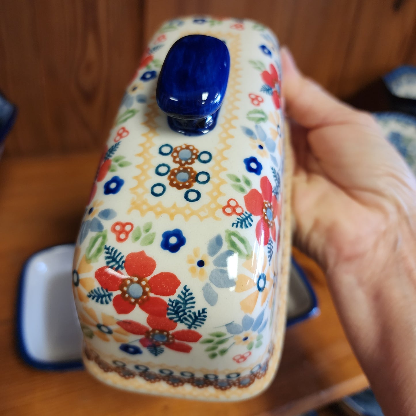 Butter Dish ~ Posies DPLC