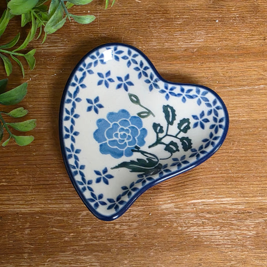 Heart Shape dish  ~ 3.5" spoon rest g62-1560x