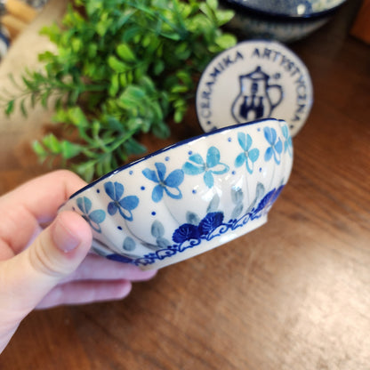 Bowl   Scalloped   4.5" 023-2751X  Blue Orchids pf0526