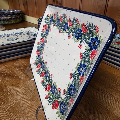 Platter Rectangular 9.5" x7"  111-1535X  Garden Party pf0526