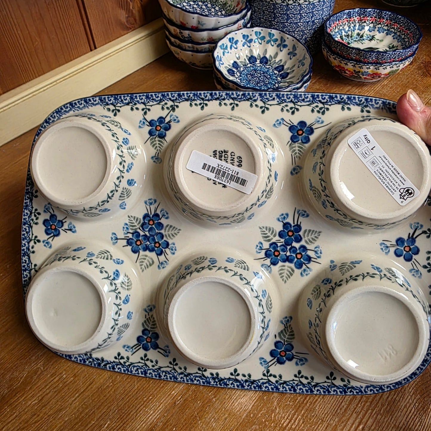 Muffin Pan   811-2272X  Parisian Posies pf0526
