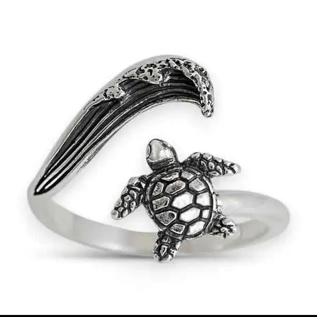 Jewelry ~ Ring Turtle / sterling