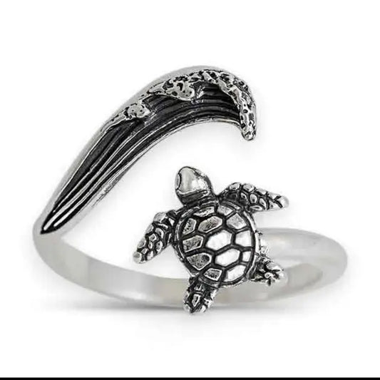 Jewelry ~ Ring Turtle / sterling