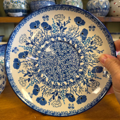 Berry Bowl w/ Saucer   8"W  470-2902X  Evening Poppy pf0526