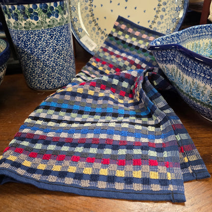 Towel BLUES (20" square) from Germany Tea towel