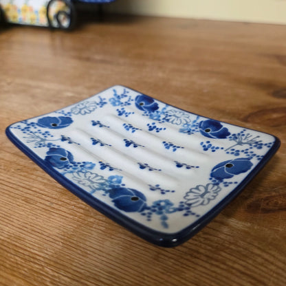 Soap Dish ~ 3.25" x 4.25" 2902X ~ Evening Poppy