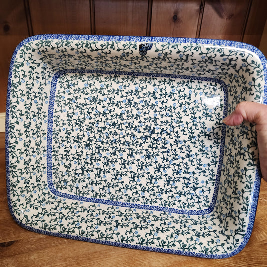 Baker ~ Rectangular w/Rim ~ Lasagna ~ 11.25" x 13.75" 854-1934X pf0425